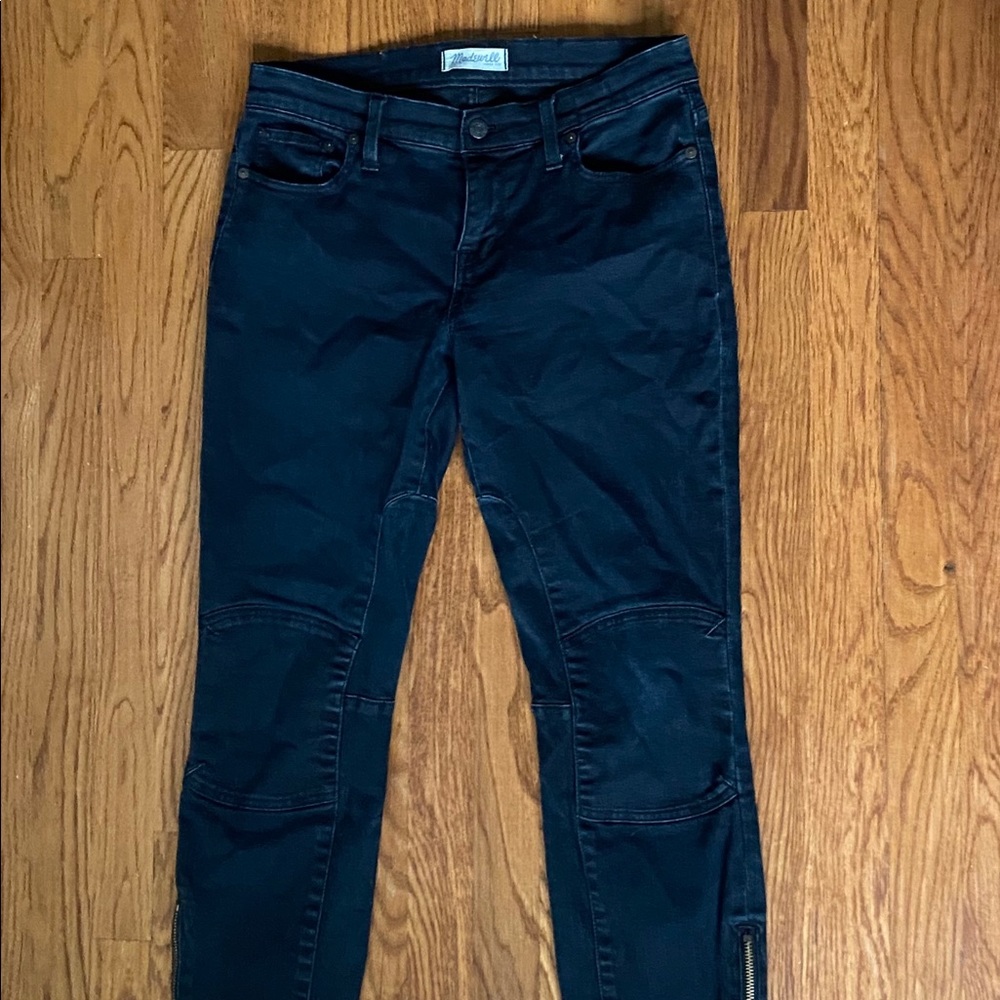 Madewell Skinny skinny Moto Ankle Zip Jeans